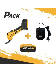 MULTIHERRAMIENTA DE BATERÍA 20V + BATERIA 2AH + CARGADOR BLIM