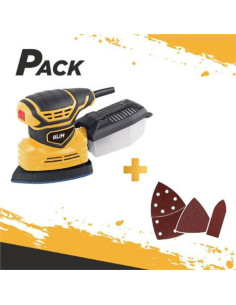 PACK LIJADORA MULTIFUNCIÓN 180W + JUEGO DE 36 LIJAS BLIM