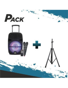 PACK ALTAVOZ A350 AMPLIFICADO 12 350W + TRIPODE COOLSOUND