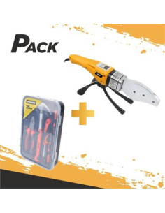 PACK MAQUINA SOLDAR TUBERIA PPR 1000W + JUEGO HERRAMIENTAS 25PCS