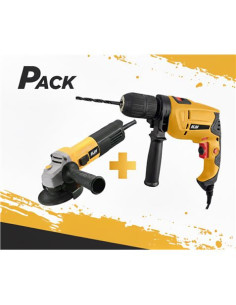 PACK TALADRO 500W + RADIAL 115-125MM 800W BLIM