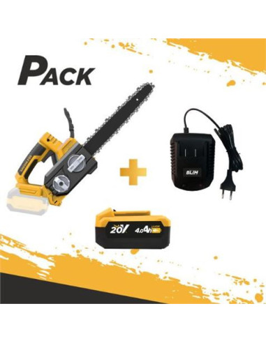 SIERRA DE PODA 12 + BATERÍA 4AH + CARGADOR BLIM