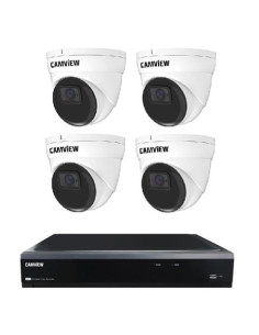 PACK VIDEOGRABADOR 5MP + 4 CAMARAS AHD 5MP DOMO CAMVIEW