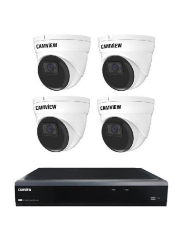 PACK VIDEOGRABADOR 5MP + 4 CAMARAS AHD 5MP DOMO CAMVIEW