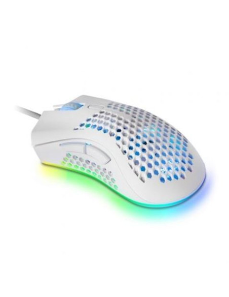 RATON GAMING 32000DPI PROGRAMABLE RGB MMEX BLANCO MARS GAMING