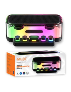 ALTAVOZ BLUETOOTH 14W CON LED RGB AL-1615 GEN-X 2