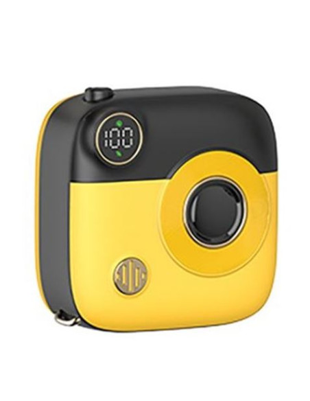 POWERBANK MAGNÉTICA MINI PR223 10000MAH | TIPO C | AMARILLA/NEGRA XO