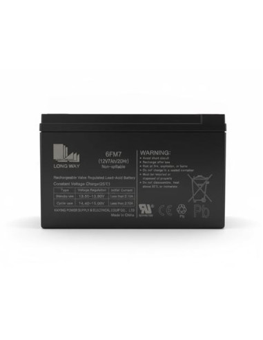 BATERIA 12V 7AH PARA CARRETILLA ELEVADORA INFANTIL 33012