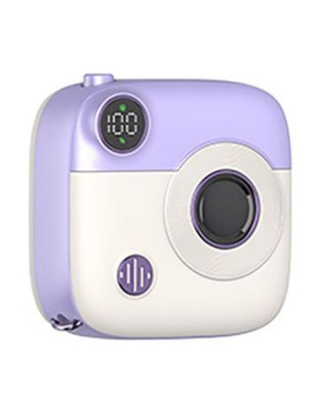 POWERBANK MAGNÉTICA MINI PR223 10000MAH | TIPO C | VIOLETA/BLANCA XO