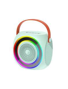 ALTAVOZ BLUETOOTH F42 + MICRÓFONO + EFECTOS LED AZUL XO 2