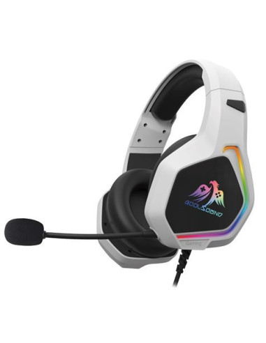 REAC AURICULAR GAMING G6 | XBOX | PS5 | SWITCH | PC | BLANCO COOLSOUND