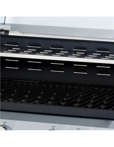 REACONDICIONADA BARBACOA GAS INOX 5 FUEGOS MUVIP