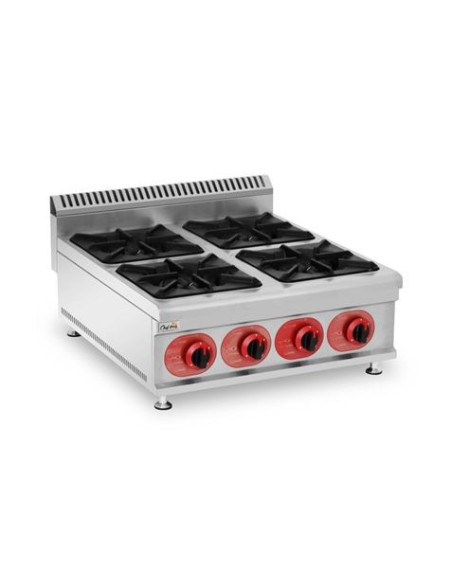 REACONDICIONADA COCINA A GAS PROFESIONAL 4 FUEGOS CHEF PRO