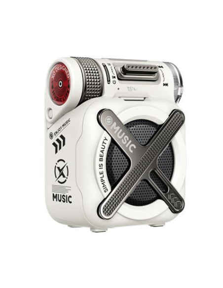 ALTAVOZ BLUETOOTH PORTATIL ULTRA COMPACTO F72 BLANCO XO