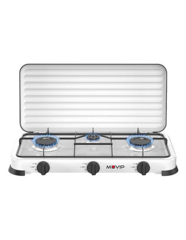 REACONDICIONADA COCINA DE GAS 3 FUEGOS SERIE VULCANO MUVIP