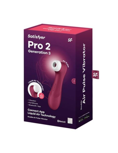 SATISFYER PRO 2 GEN 3 LIQUID AIR ROJO SATISFYER