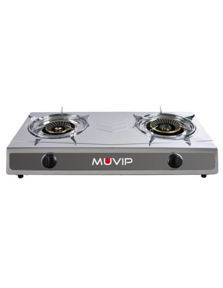 REACONDICIONADA COCINA GAS INOX 2 FUEGOS SERIE STRONG MUVIP