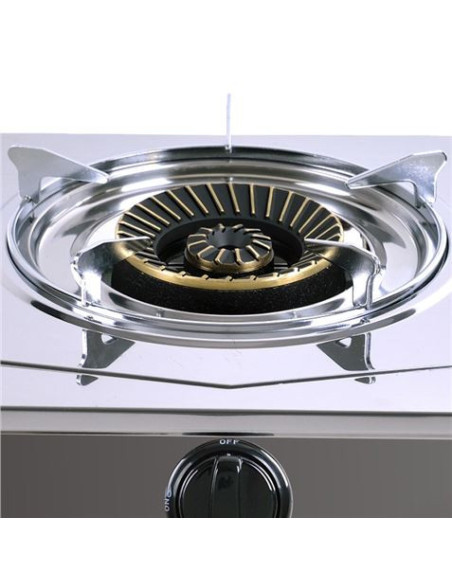 REACONDICIONADA COCINA GAS INOX 2 FUEGOS SERIE STRONG MUVIP