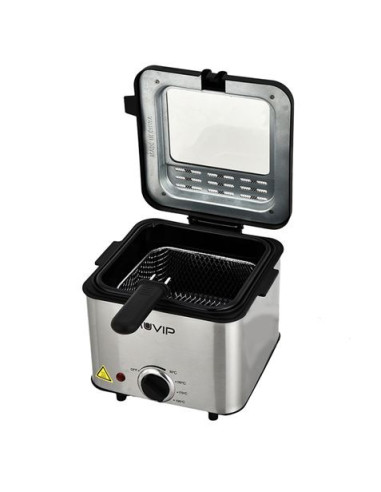 REACONDICIONADA FREIDORA 1.5 LITROS INOXIDABLE 1000W MUVIP