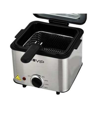 REACONDICIONADA FREIDORA 1.5 LITROS INOXIDABLE 1000W MUVIP