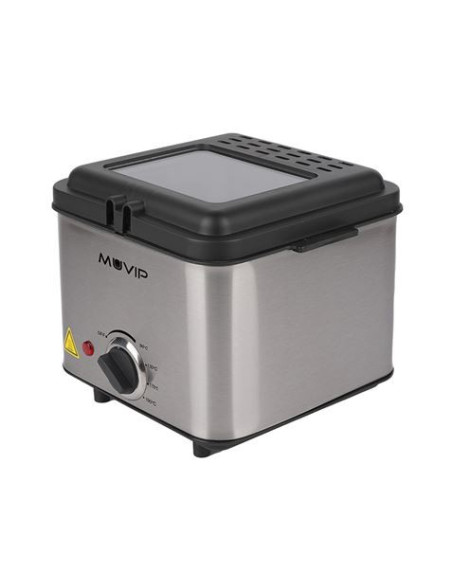 REACONDICIONADA FREIDORA 1.5 LITROS INOXIDABLE 1000W MUVIP