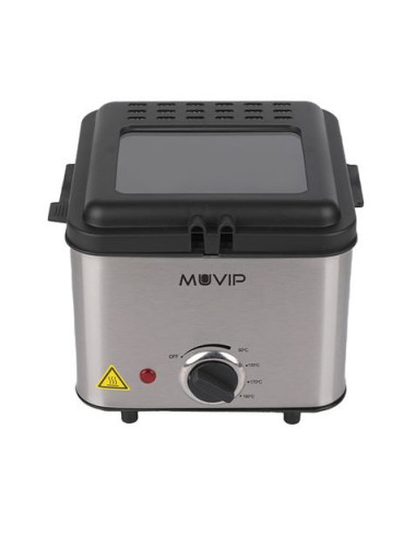 REACONDICIONADA FREIDORA 1.5 LITROS INOXIDABLE 1000W MUVIP