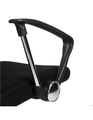 REACONDICIONADA SILLA OFICINA OF100 NEGRO MUVIP