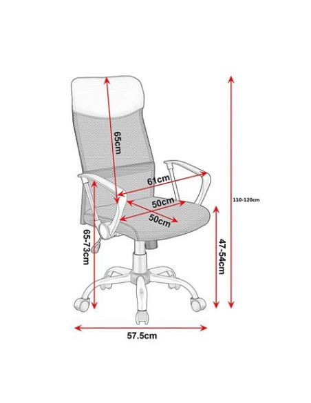 REACONDICIONADA SILLA OFICINA OF100 NEGRO MUVIP