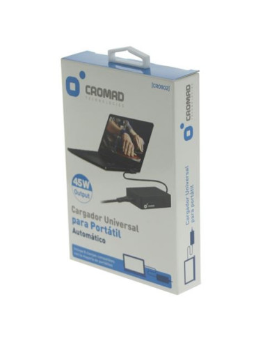 REACONDICIONADO CARGADOR UNIVERSAL AUTOMÁTICO 45W CROMAD