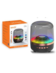 ALTAVOZ BLUETOOTH TWS 10W CON LED RGB AL-1613 GEN-X 2