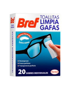 PACK 20 TOALLITAS INDIVIDUALES LIMPIAGAFAS