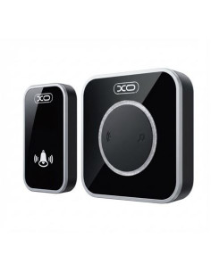TIMBRE INALAMBRICO CON LEDS SF11 NEGRO XO
