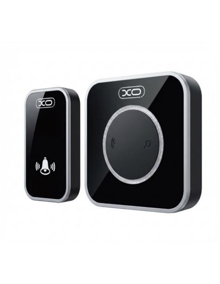 TIMBRE INALAMBRICO CON LEDS SF11 NEGRO XO