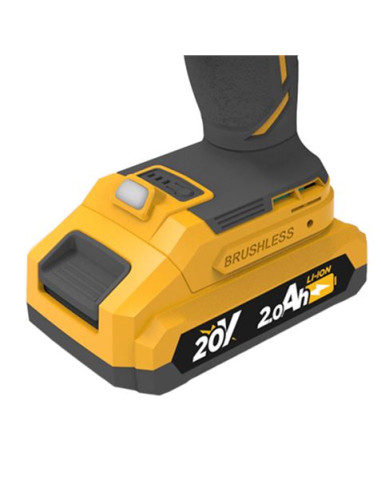 ATORNILLADOR DE IMPACTO SERIE SLIM S/CARBONES 20V | BATERÍA 2AH BLIM