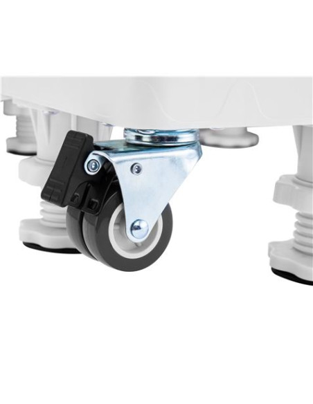 SOPORTE/BASE AJUSTABLE SERIE PRO CON RUEDAS PARA NEVERA Y LAVADORAS CROMAD
