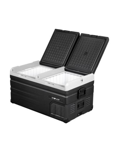 NEVERA PORTATIL CON COMPRESOR LG 107 LITROS DOBLE ZONA MUVIP