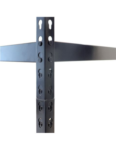 ESTANTERIA METÁLICA NEGRA 5 BALDAS 183X90X45CM BLIM