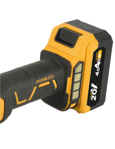 RADIAL 115MM S/CARBONES 20V | BATERIA 4AH BLIM