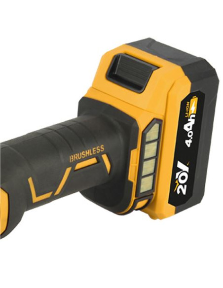 RADIAL 115MM S/CARBONES 20V | BATERIA 4AH BLIM
