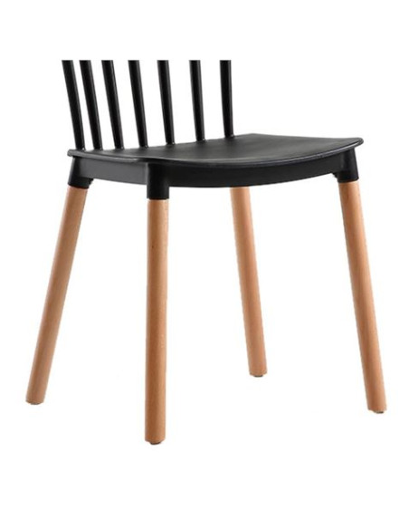 PACK 2 SILLAS DESIGN D800 NEGRAS MUVIP