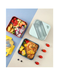 FIAMBRERA PORTA ALIMENTOS CUADRADO 1L THERMOSPORT 2