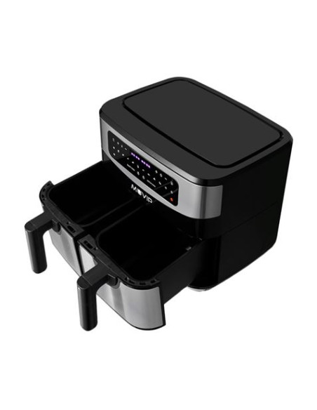 FREIDORA AIRE CALIENTE DOBLE 9 LITROS 2600W PANTALLA TACTIL MUVIP