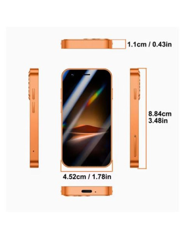MINI TELEFONO MOVIL I17PROMINI NARANJA