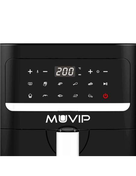 FREIDORA AIRE CALIENTE 7 LITROS 1800W PANTALLA TACTIL MUVIP