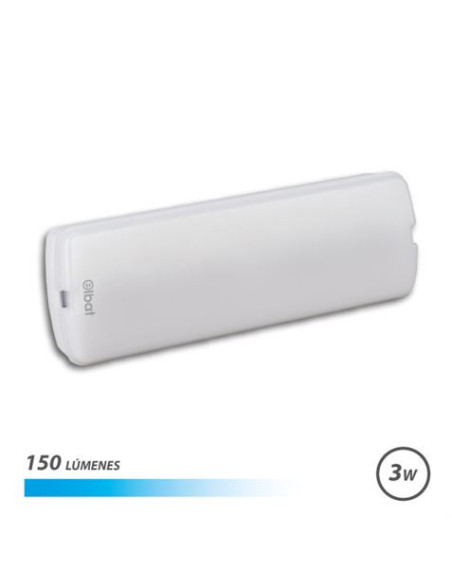 LUZ DE EMERGENCIA 150LUMENS 6000K ELBAT