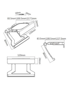 SOPORTE TV PARA MINI PC CROMAD 2