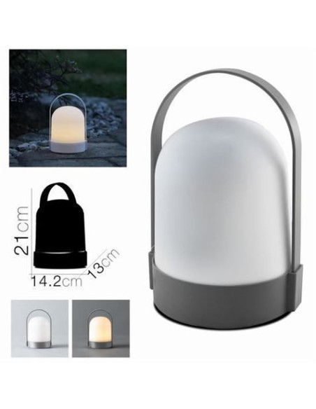 LAMPARA LED CAMPING PORTATIL 14X13X21CM