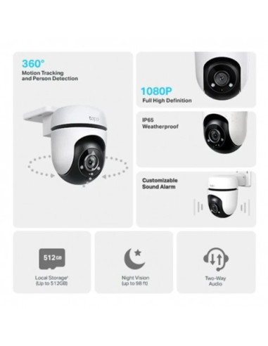 CAMARA DE VIDEOVIGILANCIA TP LINK TAPO C500 | VISION NOCTURNA | CONTROL APP