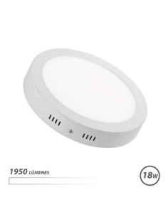 DOWNLIGHT CIRCULAR SOBRE PARED LED 18W 1950LM LUZ BLANCA ELBAT
