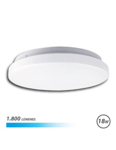 APLIQUE LED TECHO REDONDO 18W LUZ FRIA ELBAT